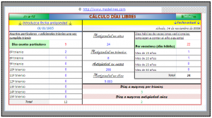 Hoja calculo días (imagen)