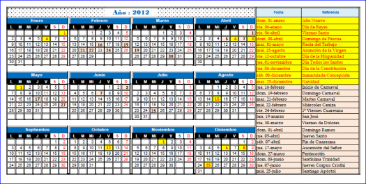 imagen calendario 2012