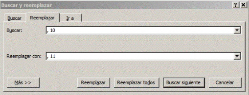 Buscar y Remplazar